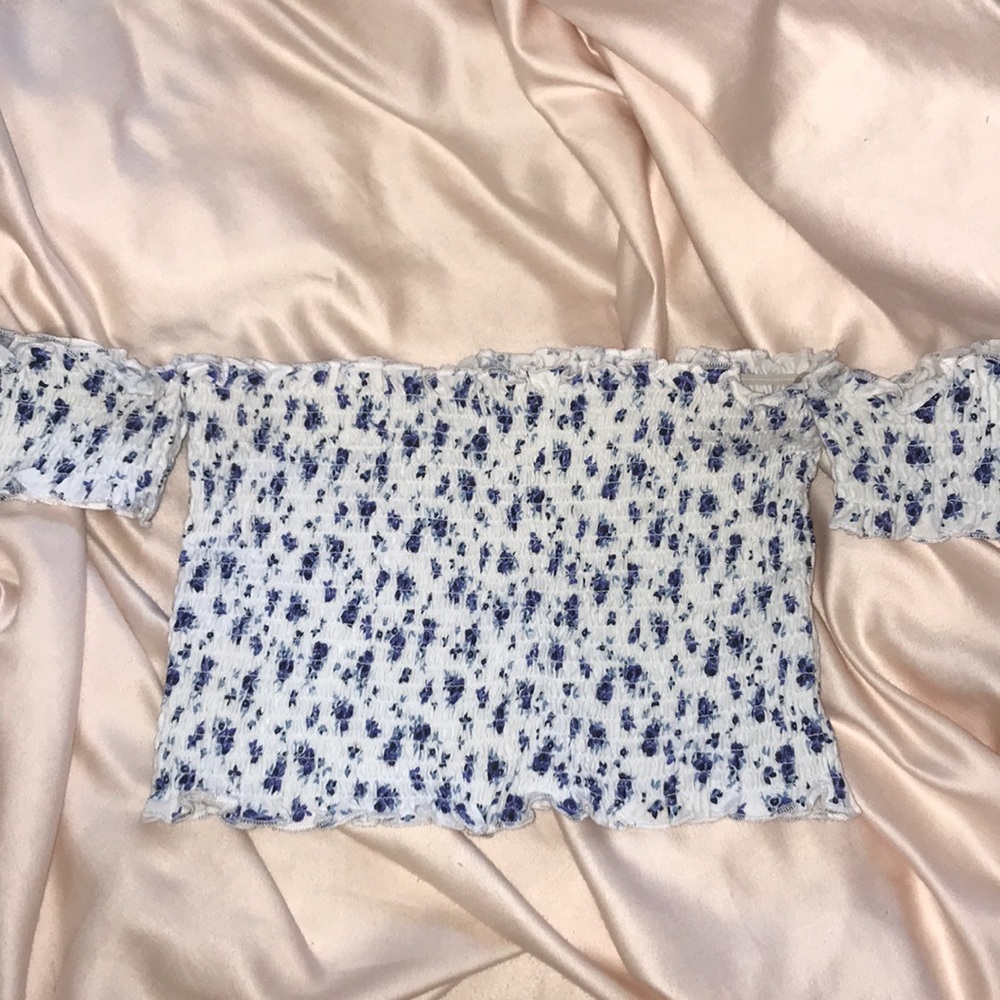 off the shoulder crop top
